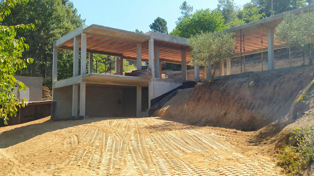 Estrutura para moradia em Betão Armado